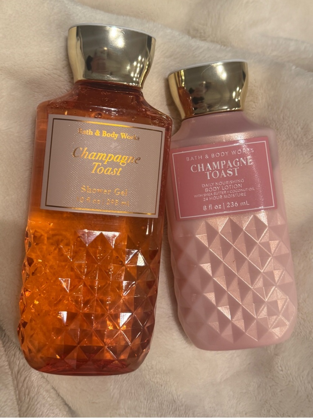 Bath & Body Works ⚡️ Champagne Toast Shower Gel & Body Lotion Set